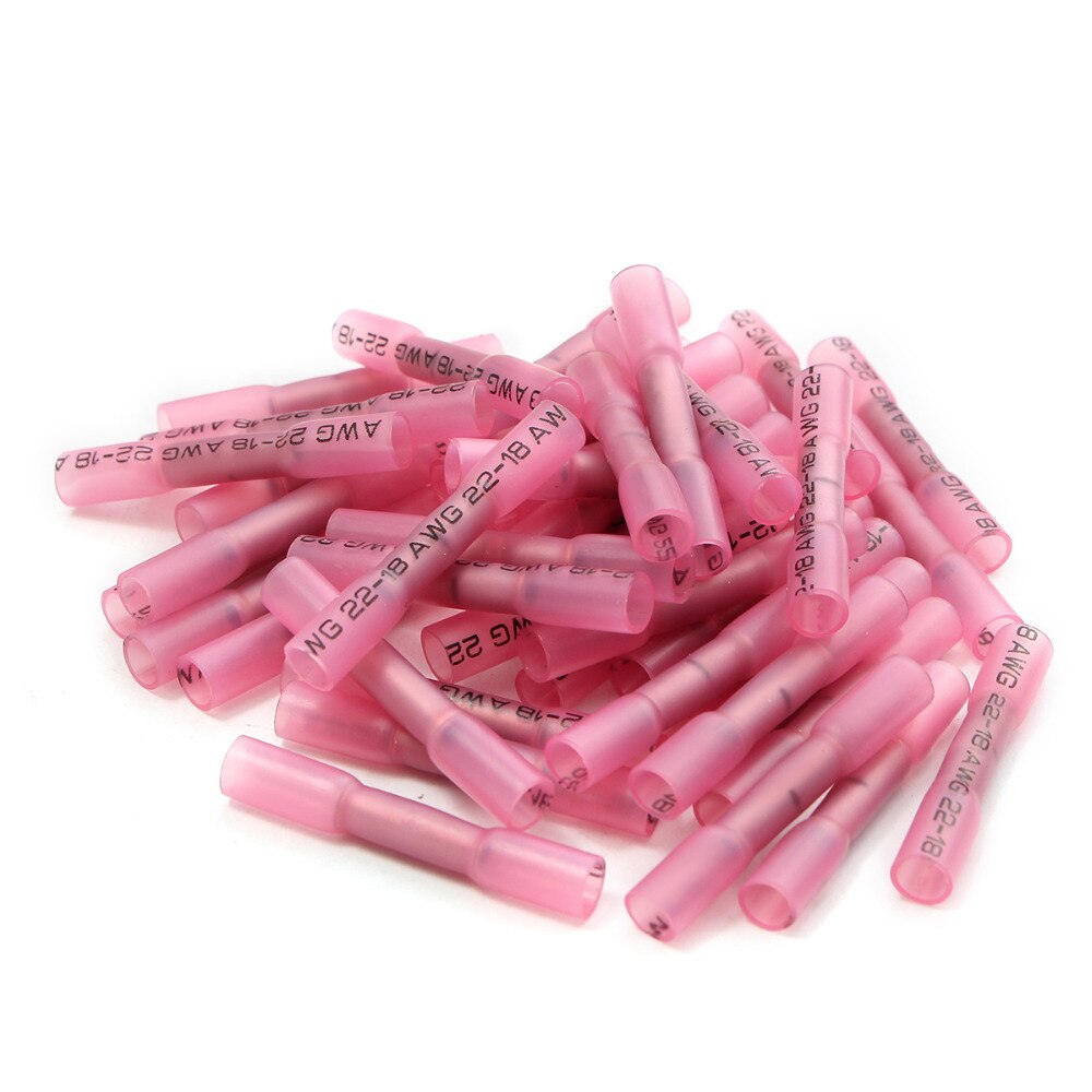100 Pcs Krimpkous Stootverbinders, Geïsoleerde Waterdichte