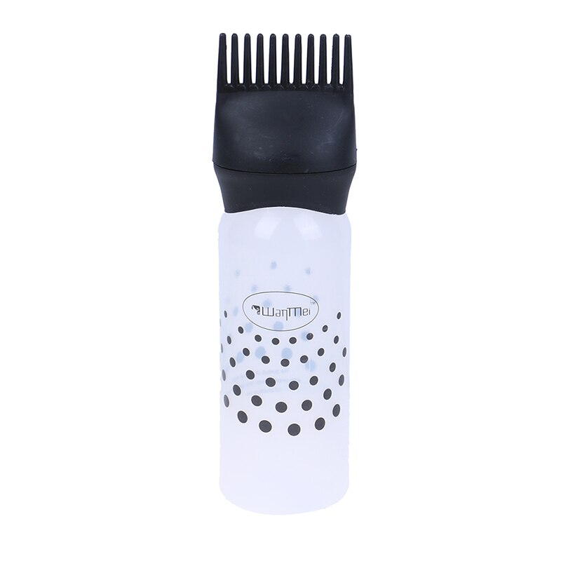 Bouteille de teinture pour cheveux en plastique avec brosse graduée applicateur de shampooing Kit de distribution Salon de coloration des cheveux teinture outils de coiffure: BK