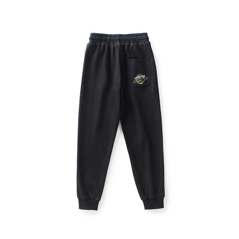 Pantalon de survêtement pour garçon, gris, noir, bleu foncé, décontracté, vêtements de pour enfant de 7 à 12 ans, printemps-automne