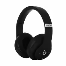 Hochwertige Klang Techniker 3 Bluetooth-Kopfhörer, kabellose Pop-hoch-Bluetooth-Kopfhörer mit Studio 3-Logo: Schwarz