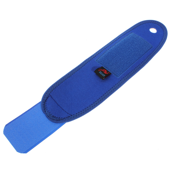 Universal sports håndled tommelfinger hånd wrap handske håndled støtte stropper fitness bøjle wraps bandage træning sikkerheds hånd bånd: Blå