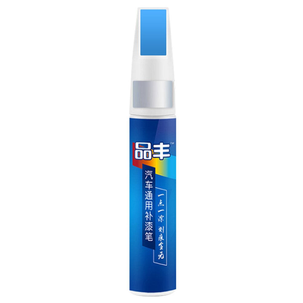 12ml bil maling pen universel auto maling pleje giftfri vandtæt klar pels ridse remover til biler i enhver farve: Blå