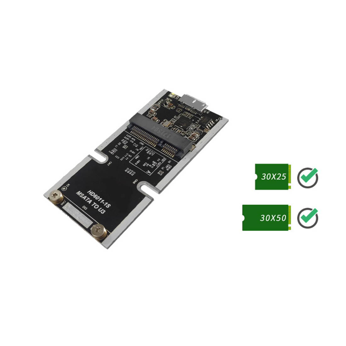 XT-XINTE Mini mSATA to USB 3.0 HDD Hard Drive External Enclosure Hard Drive Adapter Case For mSATA SSD Case Box