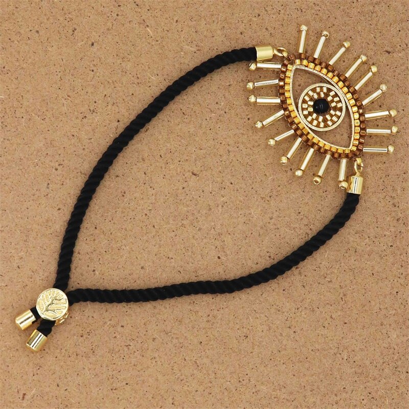 ZHONGVI Bracelet For Women MIYUKI Glass Beads Bracelets Mexican Jewellery Turkish Evil Eye Pulseras Handmade Woven: 11