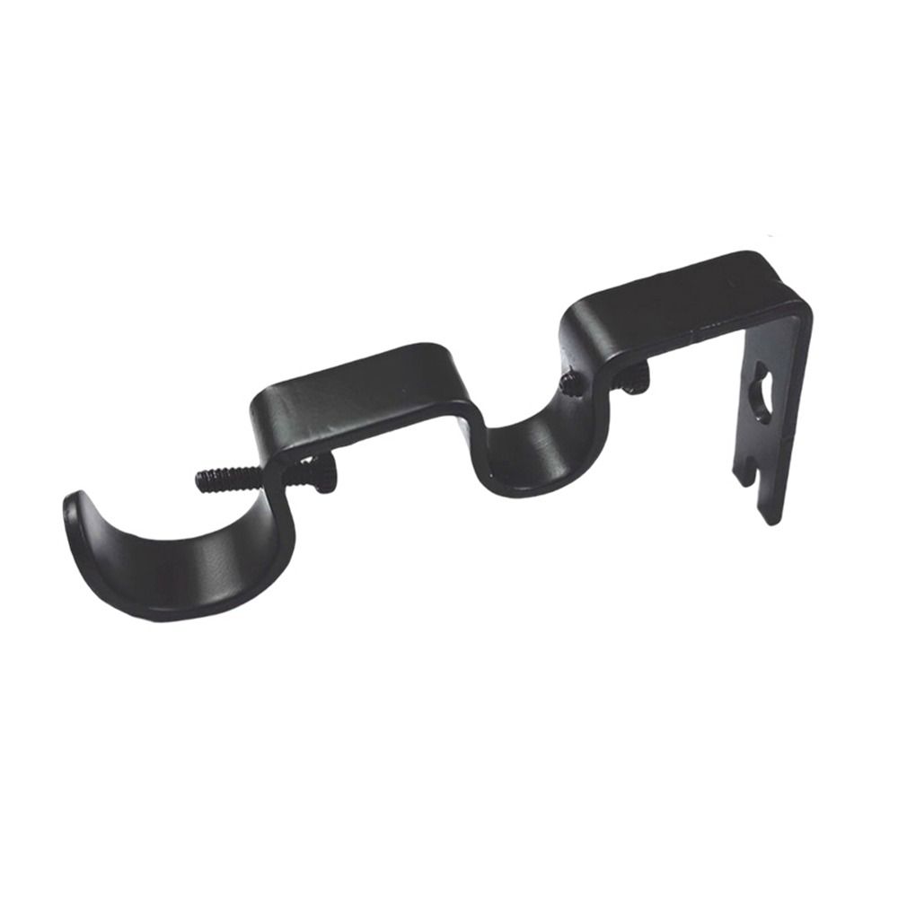 Enkele Hang Gordijnroede Beugel Zware Dubbele Hang Gordijnroede Houders Tikken Recht In Raamkozijn Gordijnroede Beugel: Brons