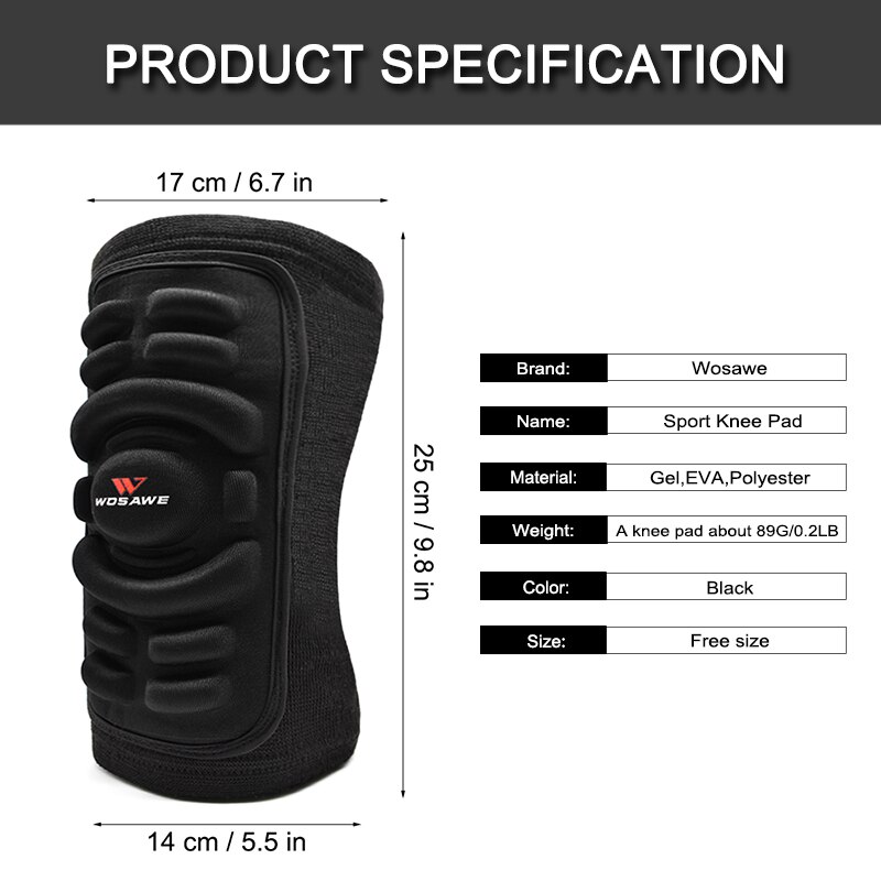 WOSAWE de codo rodilleras de bicicleta de montaña protección Set Dancing rodilla rodillera soporte MTB Moto de descenso Protector de la rodilla