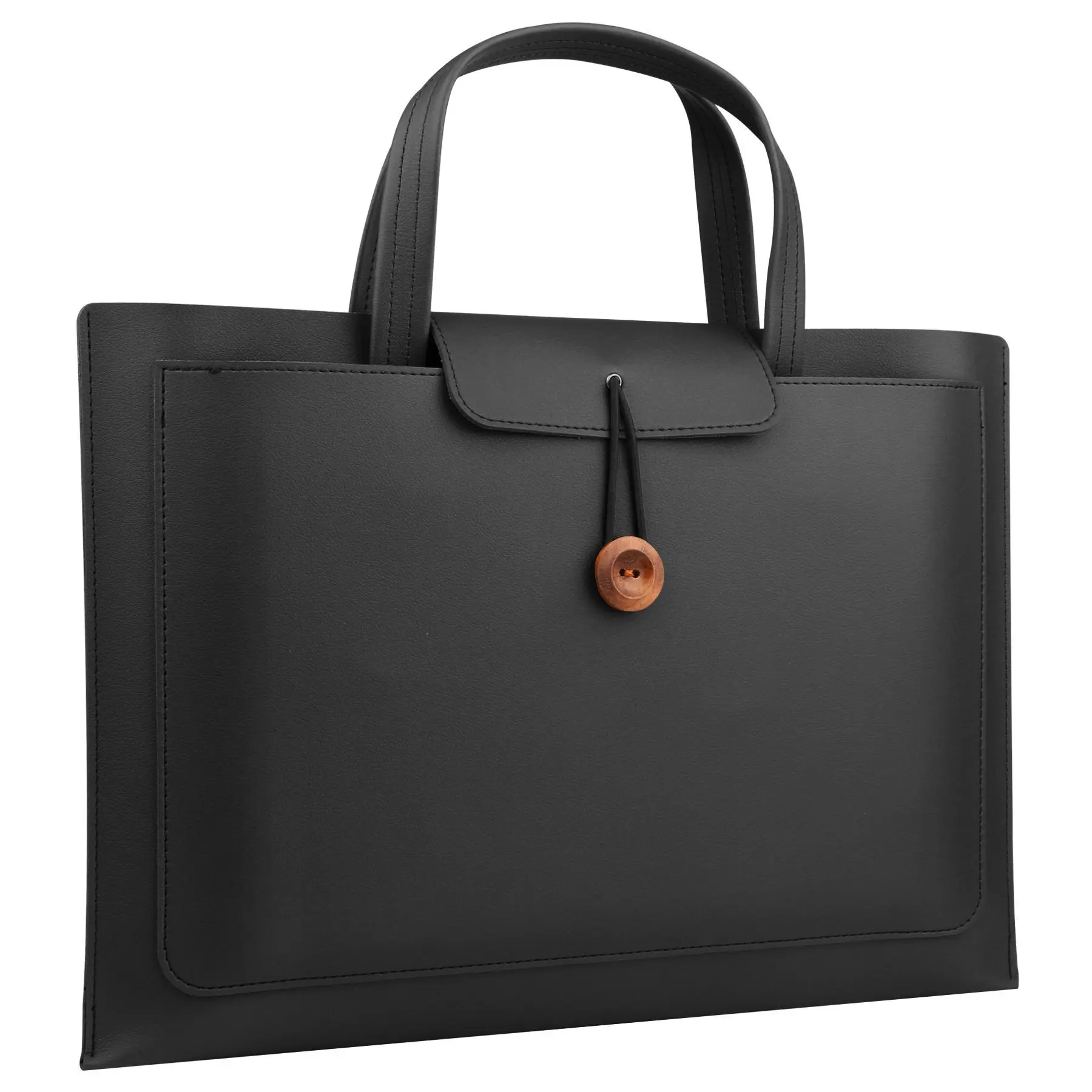 13.3/14 -tums laptopväska / affärsväska portfölj stor kapacitet förvaringsväskor tillämpliga macbook air laptopväskor messenger herr 핸드백: Svart