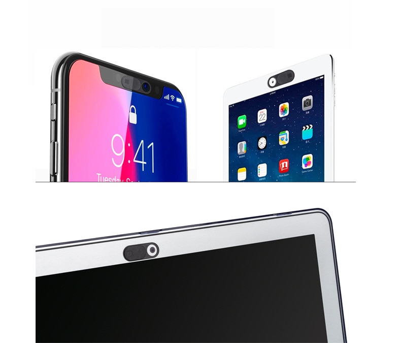 1/2pcs WebCam Cover Laptop Camera Cover Shutter Slider Plastic Webcam Camera Cover for ipad Smartphone for Iphone Samsung