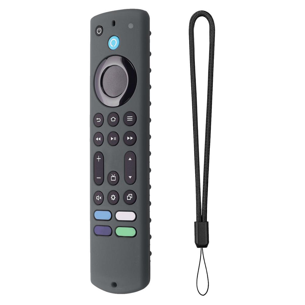 Silicone Case for firestick 4k tv stick Max Remote Control Cover Shockproof Protective All-Inclusive Cover: GRAY