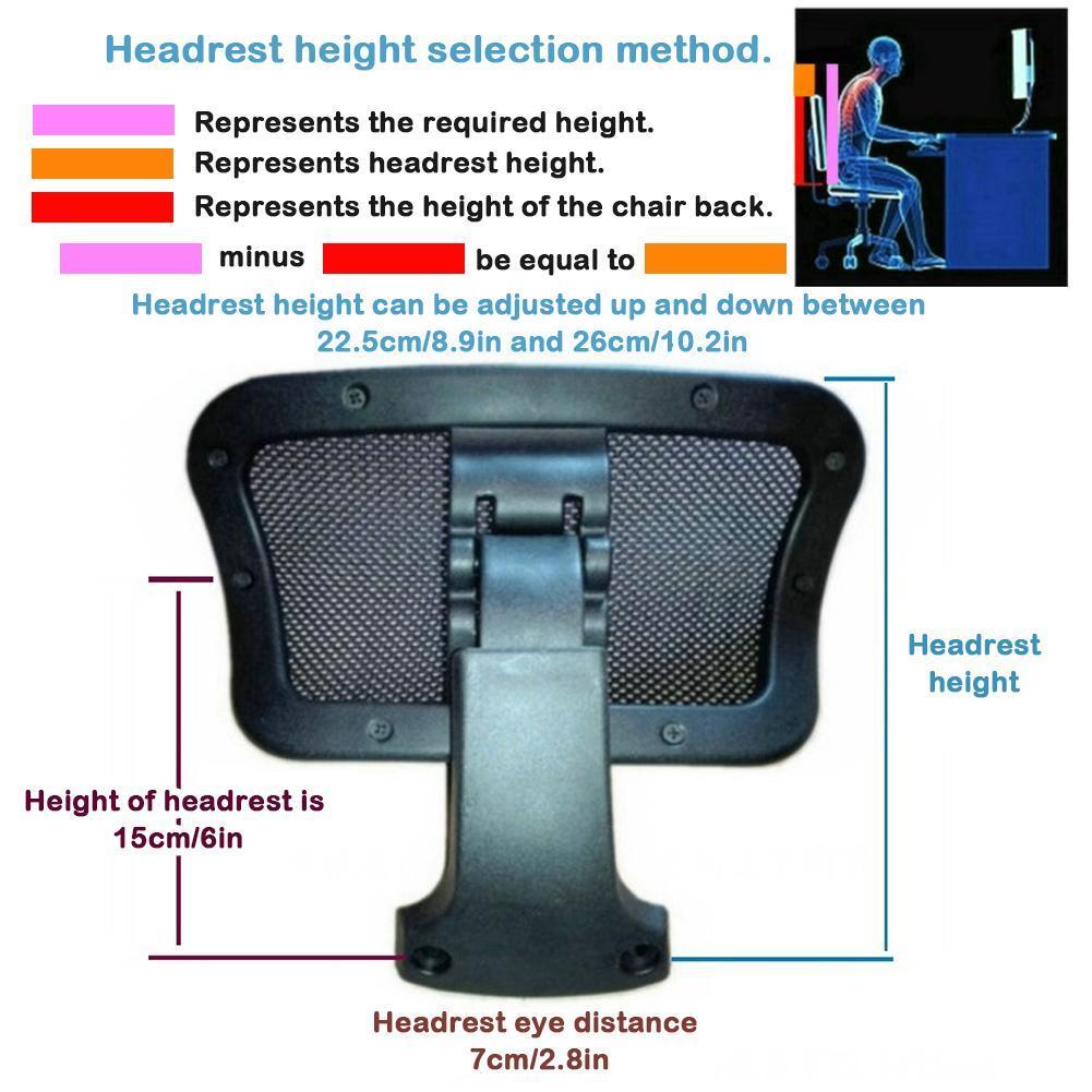 Adjustable Office Chair Headrest Swivel Lifting Gaming Sponge Pillow Furniture Chair Protection Cushion Computer Home S H5X7