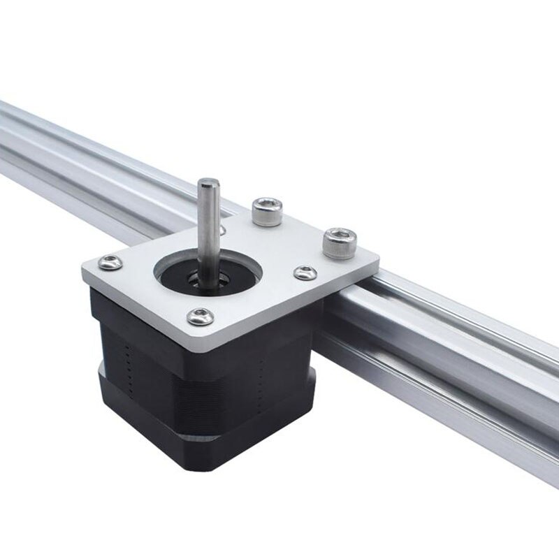 1PC NEMA 17 42-Series Stepper Motor Mounting Plate Fixed Plate Bracket for 3D Printer CNC Parts fit 2040 Profiles