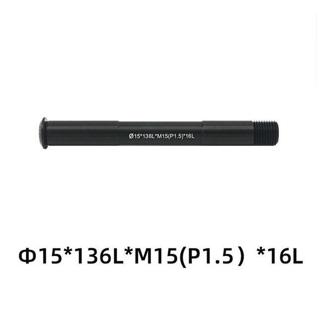 MTB Bike Thru Axle Mountain Road Bicycle Replacement Front Rear Thru Axle 12mm 15mm 122-181L P1.5 P1.75 Aluminum Alloy Parts: J