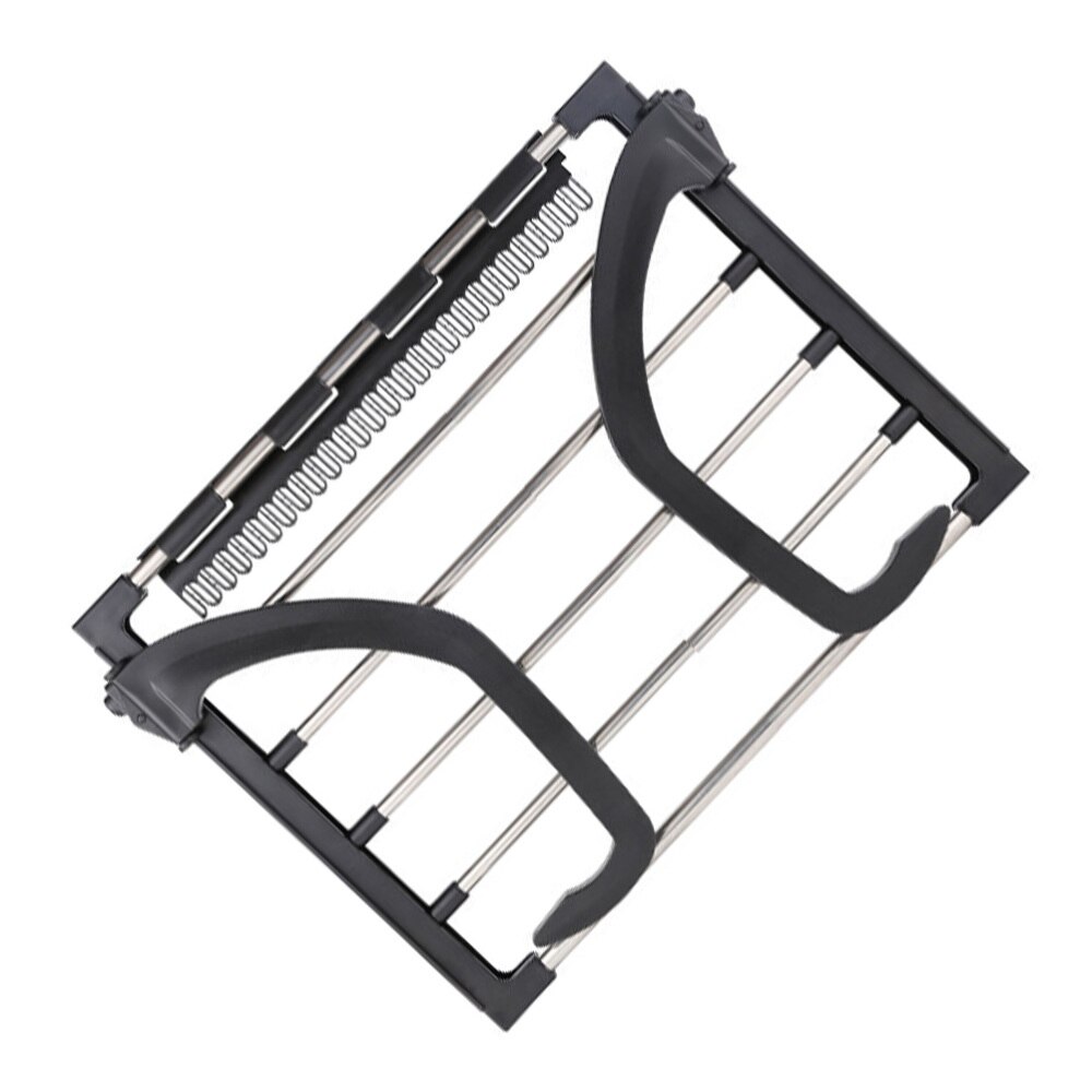 Stainless Steel Balcony Drying Shoe Rack Multi-function Folding Window Diaper Drying Rack Laundry Clothes Dryer Portable Indoor: Size 1