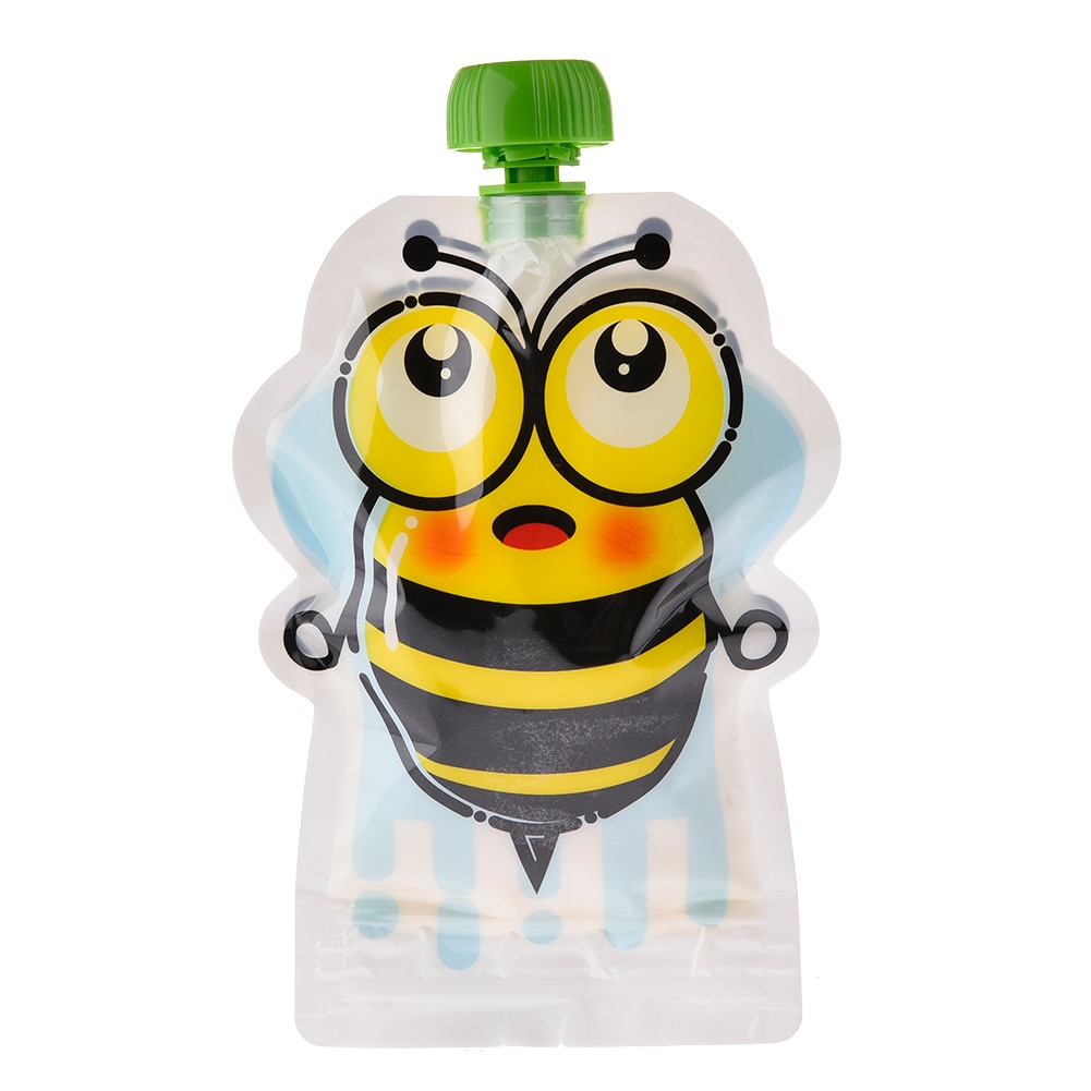 8 Stuks 148Ml Babyvoeding Opslag Pouch Portable Bpa-vrij Herbruikbare Verzegelde Complementaire Voedsel Pouch Zelfgemaakte Puree Pulp opbergtas