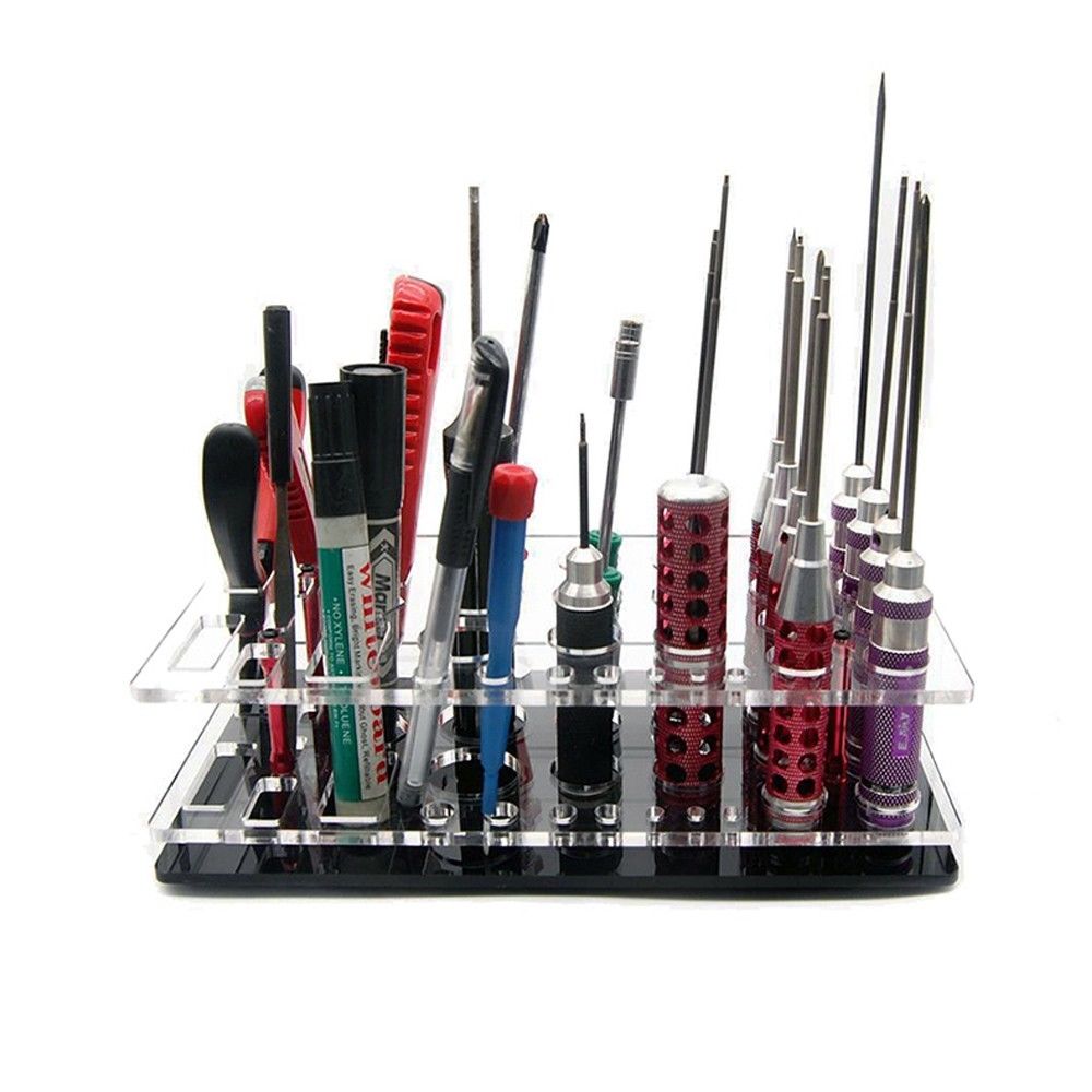 RC Tool Storage Rack Screwdriver Shelf Hex Screwdriver Tool Kit Stand Holder