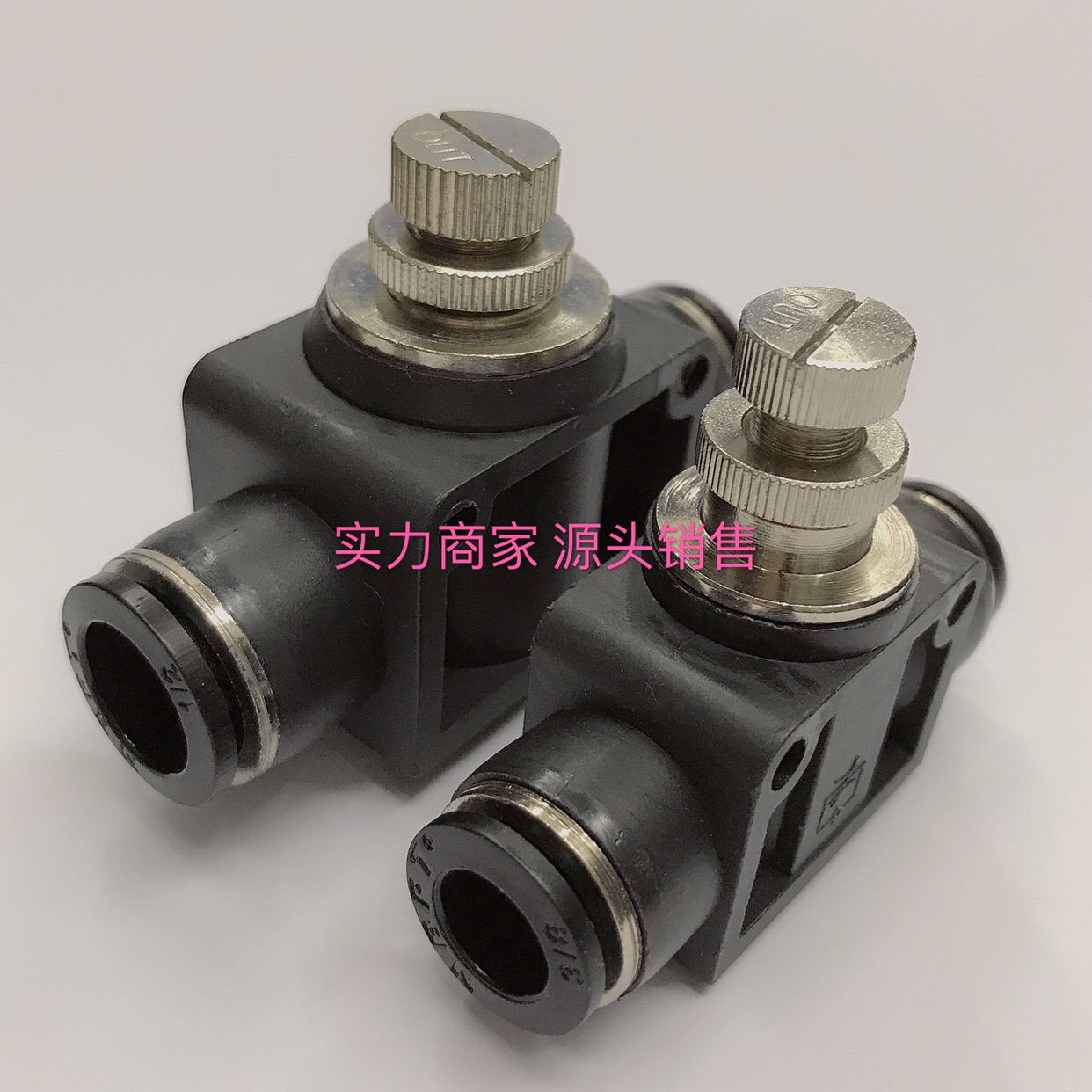 British system air pipe Quick adapter Flow control valve SCF1/4 pipeline speed regulating valve one-way throttle