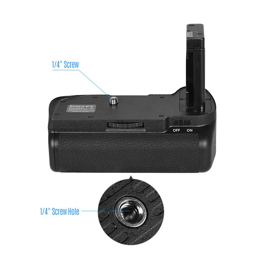 Vertikale Batterie Griff Halfter für Nikon D5100 D5200 DSLR Kamera EN-EL 14 Batterie angetrieben mit IR Fernbedienung
