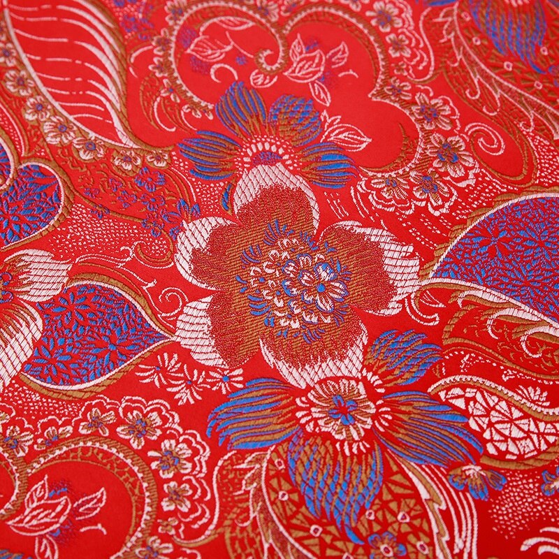 Tecido Jacquard brocado de seda flor material de tecidos para costura tecido traje vestido cheongsam kimono: 1
