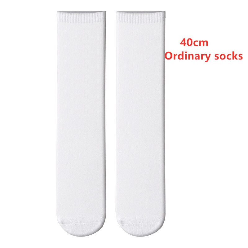 Zaprojektuj nowy druk 3D DIY skarpetki dla obu płci kobiety klienta wykonane długie zapasy bawełniane oddychające kobiece skarpety letnie skarpetki: 40cm-zwyczajny socks