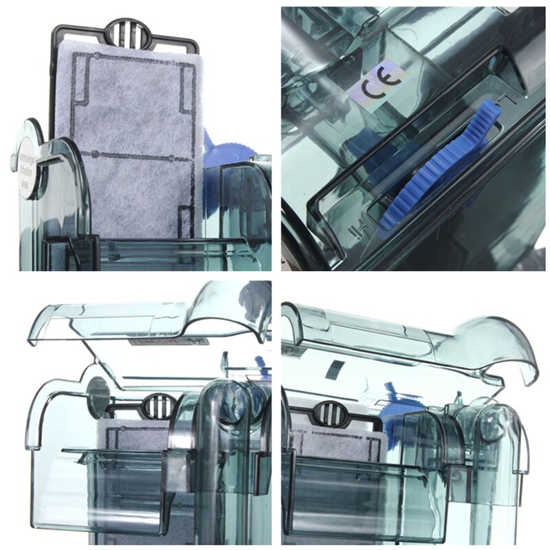 Aquarium dompelpomp 3- in -1 externe hangende vistank powerfilter waterval externe aquarium luchtpomp