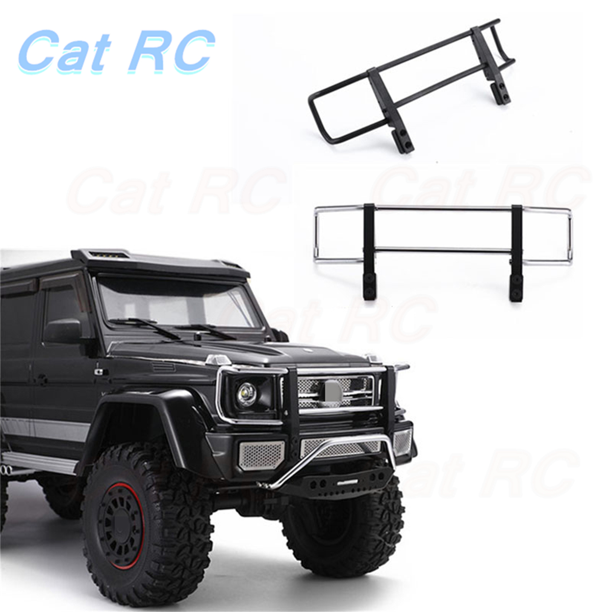 Traxxas TRX6 Metal Front Rear Bumper Roof Luggage Rack Chassis Armor Skid Plate Ladder CVD Brake Disc Trunk Panel RC Car