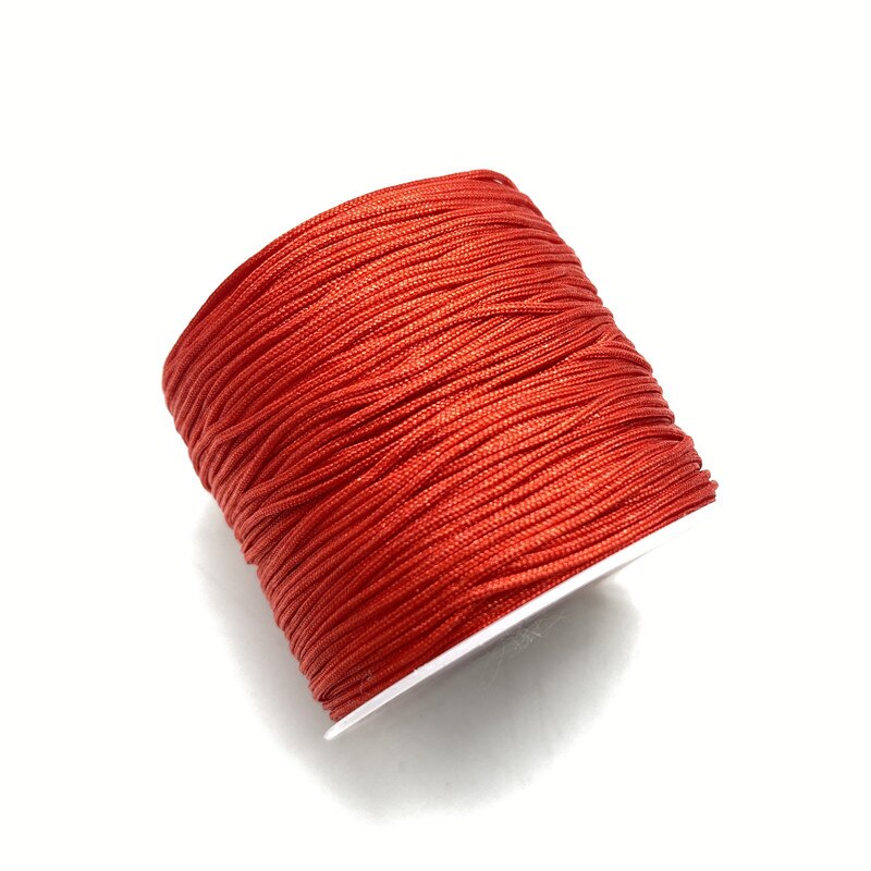 10meter/lot 0,8mm Nylon Schnur Gewinde Chinesischen Knoten Macrame Schnur Armband Geflochtene String DIY Quasten Perlen String gewinde