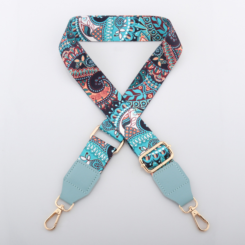 Nylon/Katoen Tas Riem Vrouw Gekleurde Bandjes Voor Crossbody Messenger Schoudertas Accessoires Verstelbare Geborduurde Riemen Riemen: 08