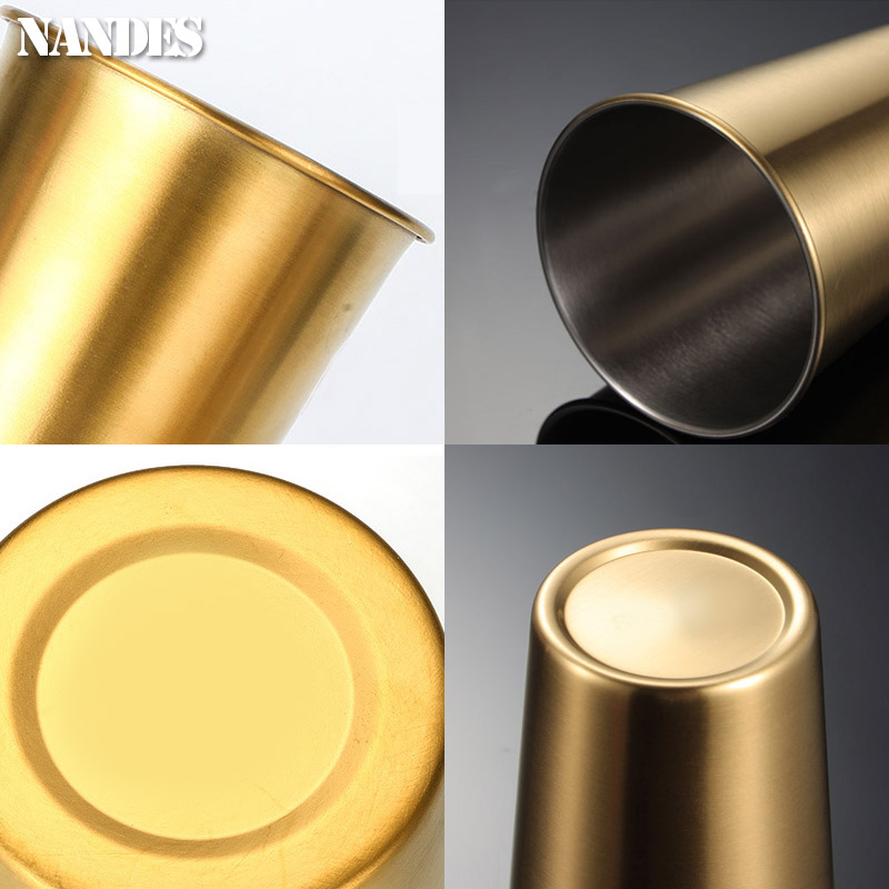 350/500ml Stainless Steel Cups Household Office Bar Kitchen Drinks Coffee Tumbler Tea Drinking Beer Mug Metal Travel Drink Cup