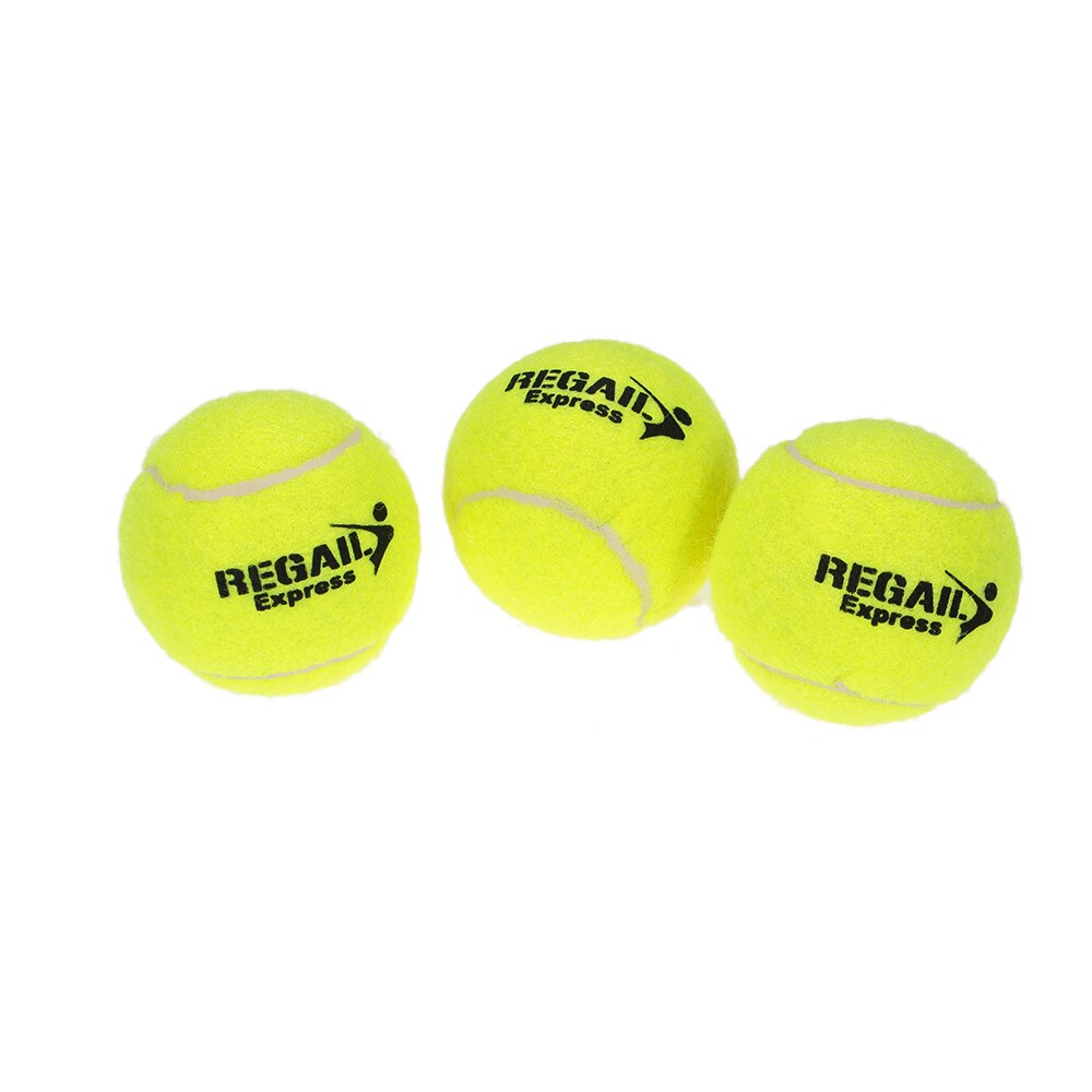 2.6 inches 3- bolde træning tennisbold høj elastisk 65mm diameter latex tennisbold hundetræning retriever natur gummikugler