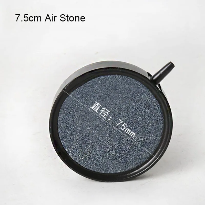 7.5 Cm 10.5 Cm Luchtpomp Zandsteen Aquarium Zuurstof Pomp Verse Lucht Steen Bubble Bar Aquarium Fish tank Beluchter Pomp Steen: Black