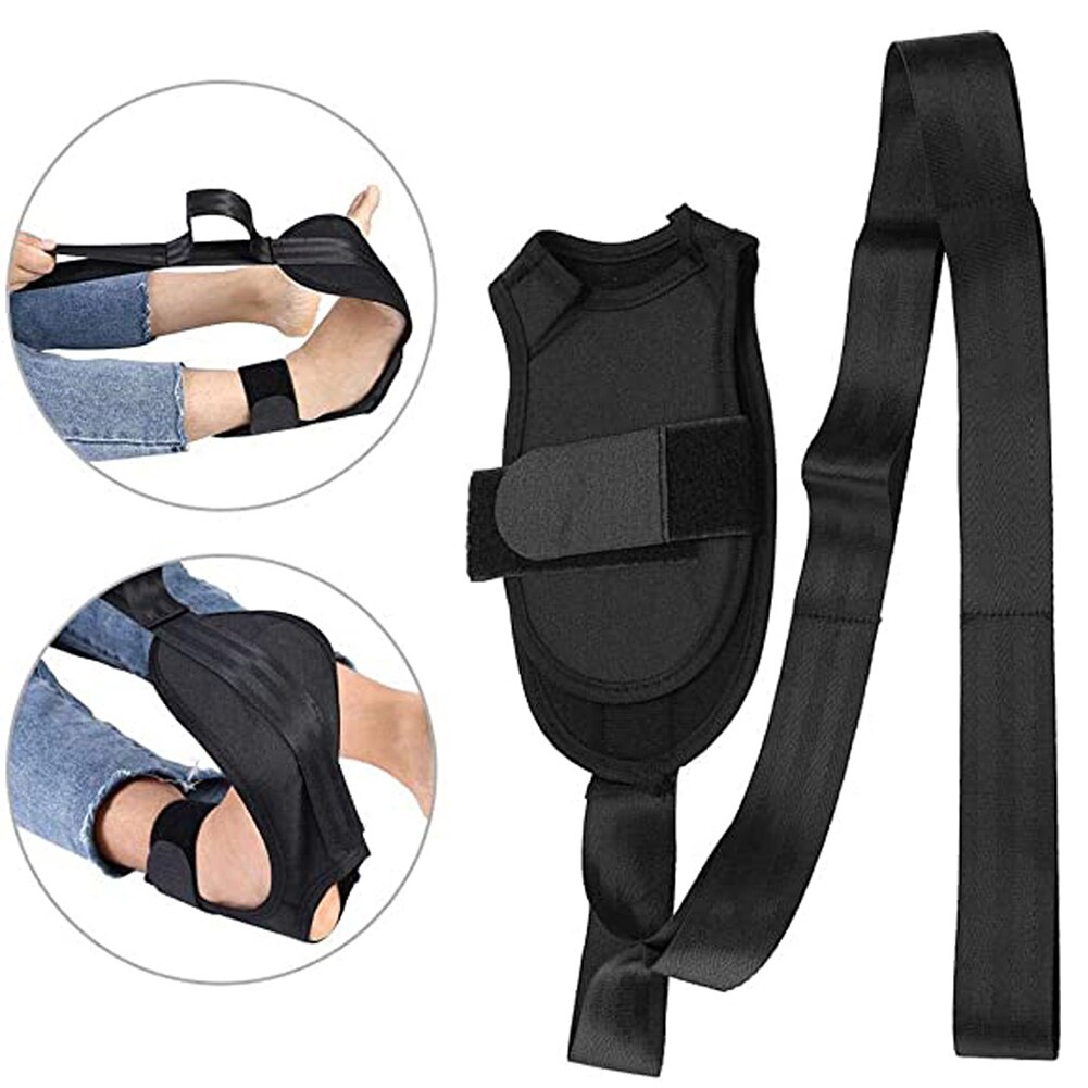 Flexibility Belt Yoga Stretch Strap Ballet Achilles Tendinitis Rehabilitation Plantar Fasciitis Heel Spurs Dancer Ankle Ligament