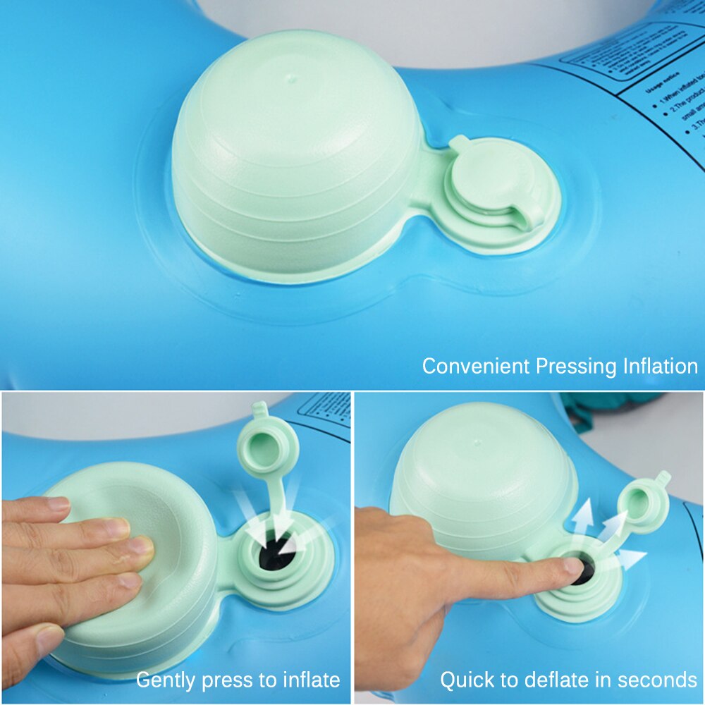Anillo de natación inflable con presión inflar piscina de verano flotador natación tubo playa juguete para niños adultos