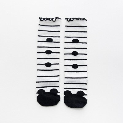 Baby Cartoon Cute Cotton Socks Spring Autumn Non Slip Cute Mid Tube Socks For Boys Girls