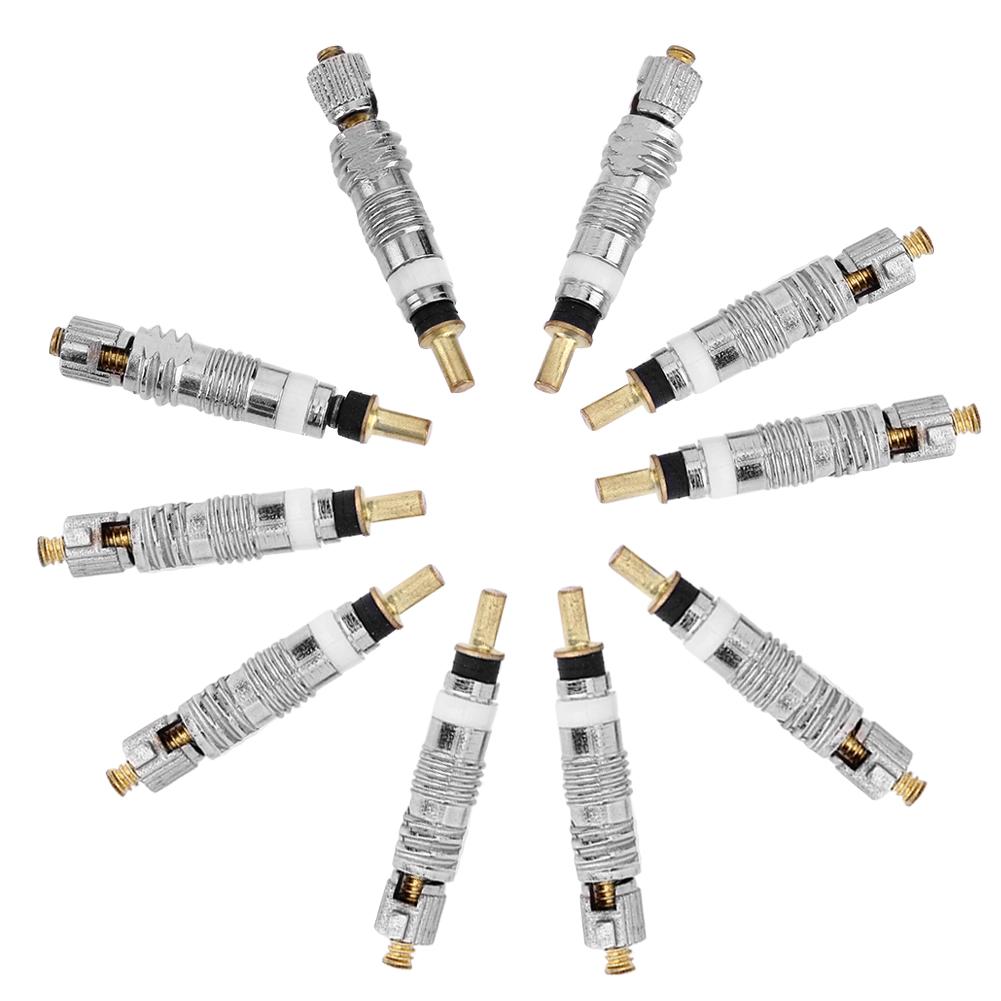 2/5/10pcs Valve Core Silver Detachable Copper Presta Valve Core Replacement for Bicycle MTB Road Bike Riding Cycling Accessories