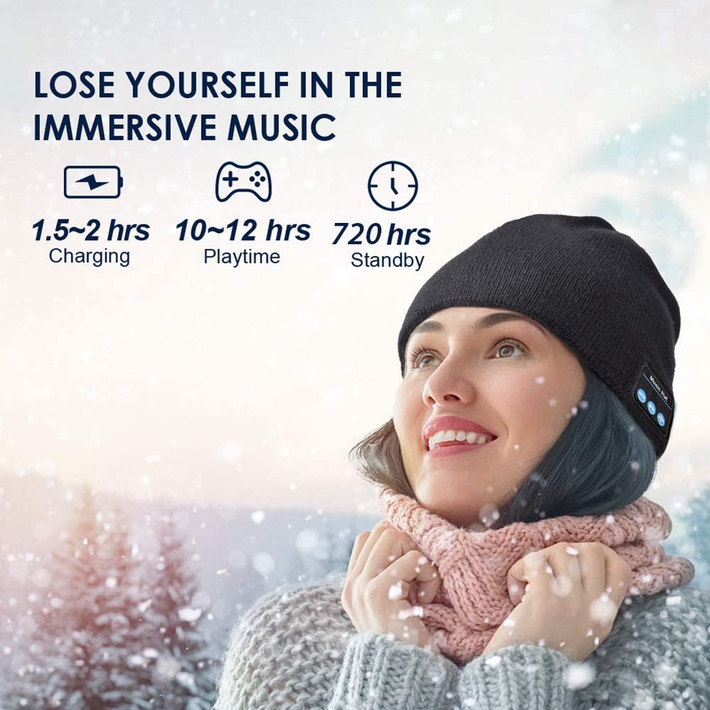 Bluetooth Beanie Hat Music Hat Men Hat Bluetooth Headphone