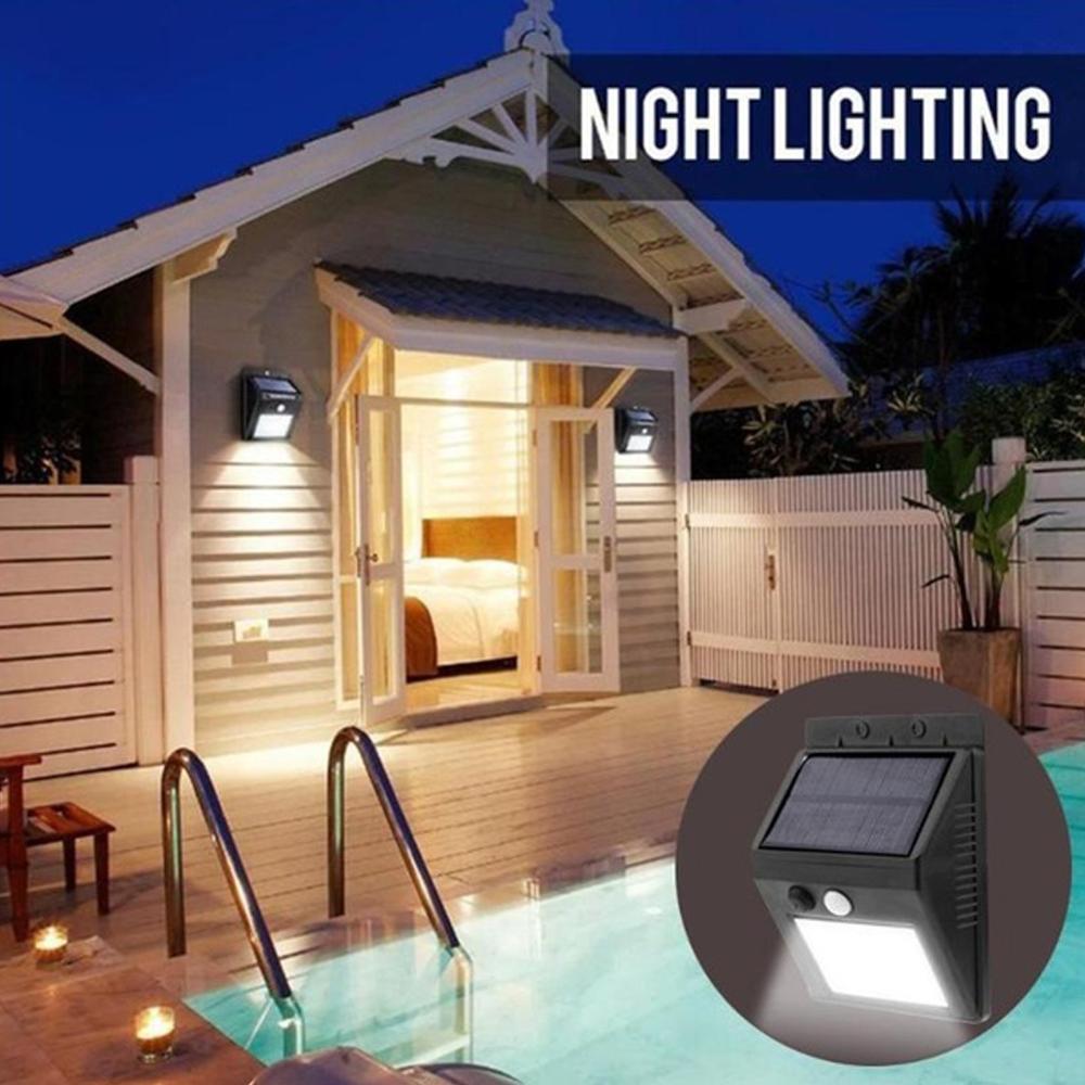 20/30 Led Solar Light Outdoor Led Solar Lamp Motion Sensor Wandlamp Waterdichte Zonne-energie Zonlicht Voor Tuin Decoratie