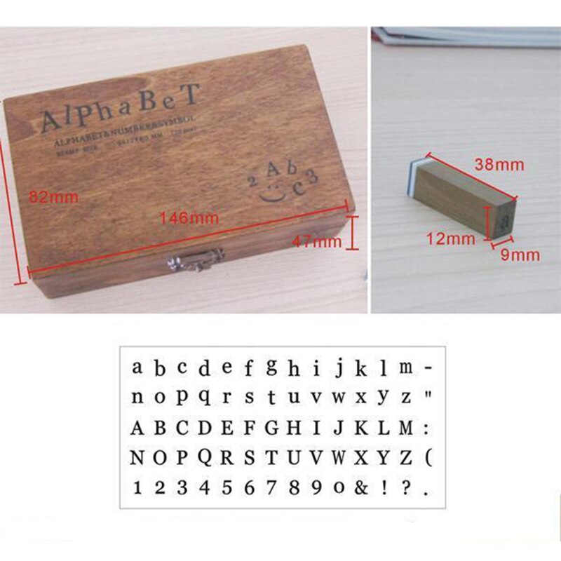 70 st bokstäver stämplar pyssel leksak för barn trä engelska alfabet nummer scrapbooking stamper barn trälåda