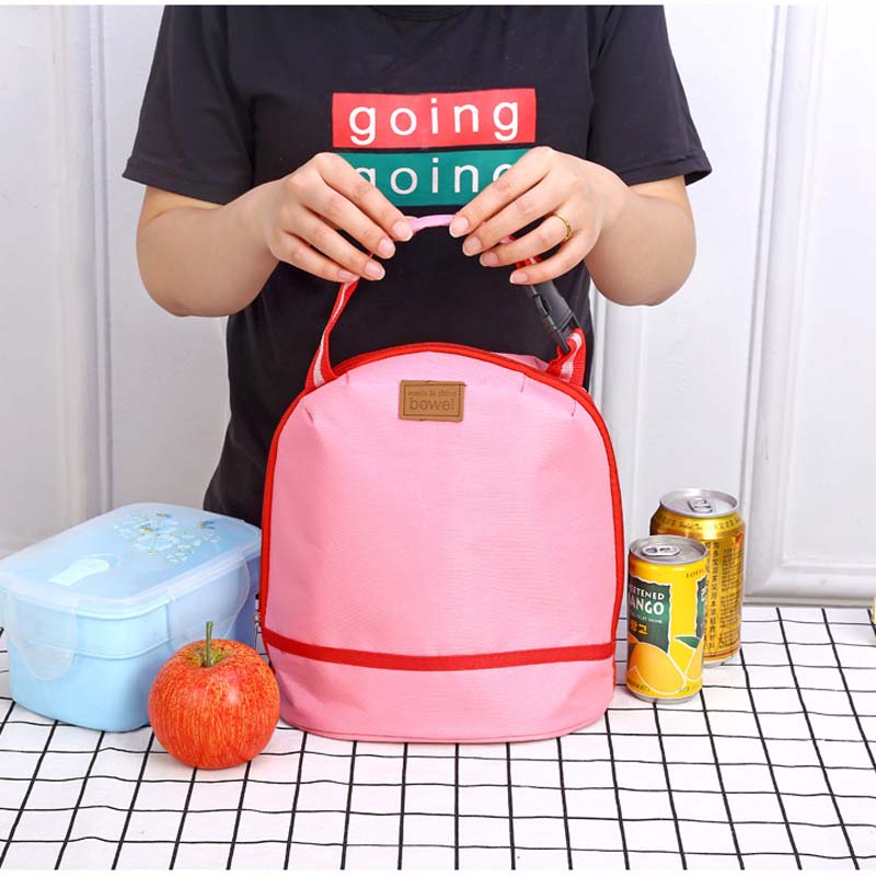 Bolsa térmica aislante para el almuerzo, porta biberones impermeable Madeira, Bolsa para guardar alimentos