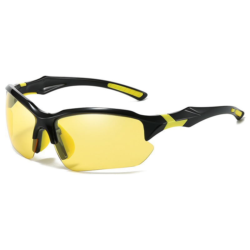 Gafas de sol polarizadas para senderismo, pesca, Camping, ciclismo, UV400, escalada, conducción, Golf, viajes: Ámbar oscuro