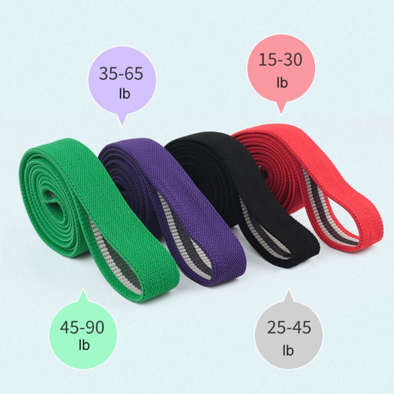 Yoga Fitness Rubber Band Elastic Hip Circle Expander Bands Gym Training Fitness Booty Band Home Workout Equipment