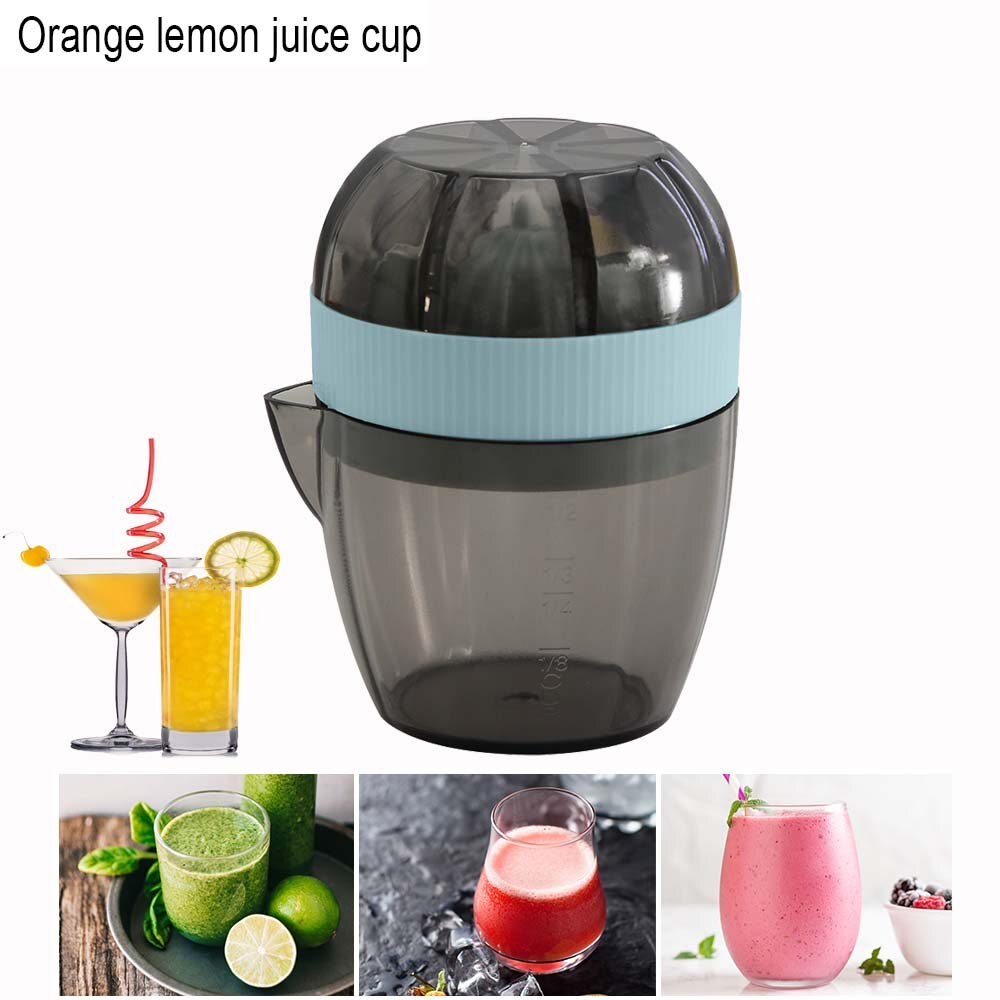 Draagbare Oranje Juicer Handmatige Citruspers Citroen Sinaasappelsap Cup Tangerine Sap Squeezer Gezond Leven Drinkbaar Juicer Machine