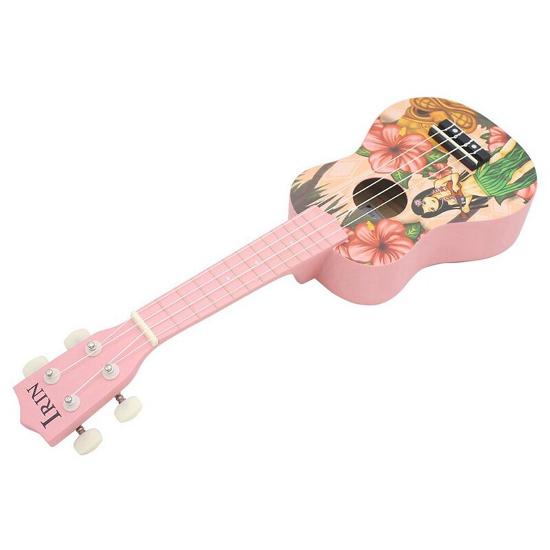 Irin 1 Set 25 Inch Basswood Akoestische 12 Frets 6 Snaren Gitaar & 1 Pcs Ukelele Sopraan 21 Inch Ukulele kleine Gitaar