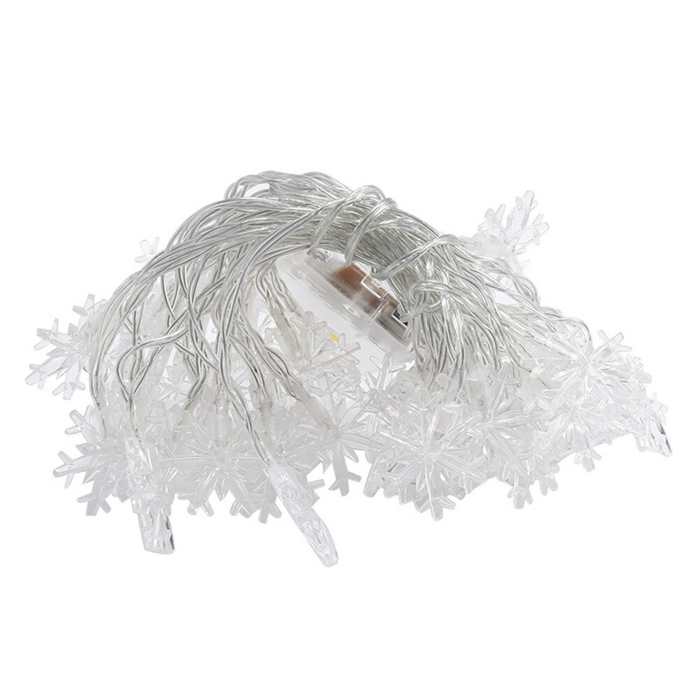 1M/3M/6M LED String Lights Star Snowflake Round Bulb Light String Christmas Fairy Festoon LED Lights Decoration Year Light