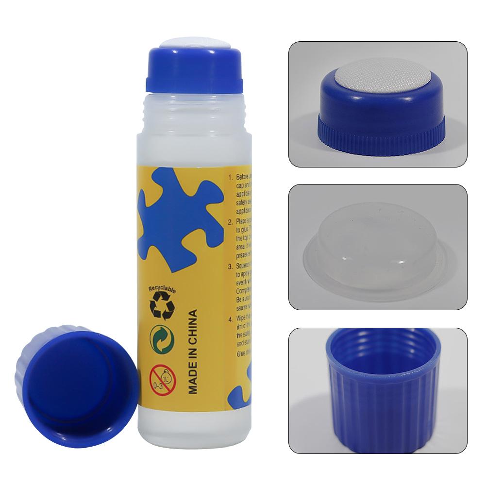 120ML Jigsaw Puzzle Glue DIY Sticking Paper Preserving Jigsaw Puzzles Glue with Sponge Special Glues For Puzzle Adhesive Paper