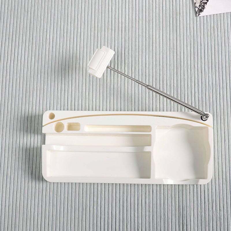 Multifunctional Stationery Storage Tray Plastic DIY Space-saving Shelf for Home Office AS99
