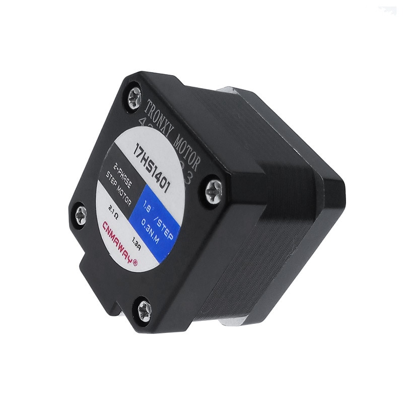 34MM High torque 42 Stepper Motor 2 PHASE 4-lead Nema17 motor 42BYGH34 34MM 1.3A 0.3N.M LOW NOISE motor (17HS1401) for CNC XYZ
