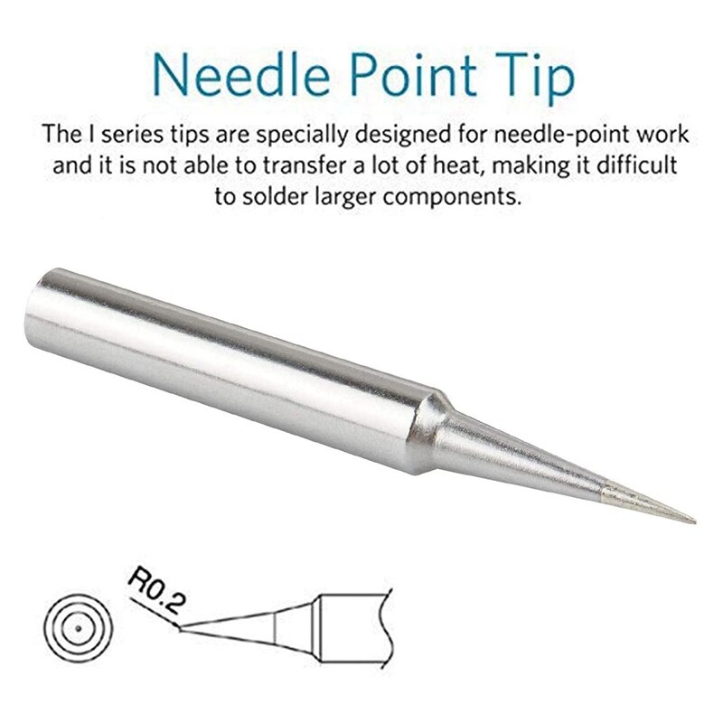 JFBL 5Pcs ST Series Soldering Tip for Weller WLC100, WP25, WP30, SP40L,SP40N and WP35 Irons Tips