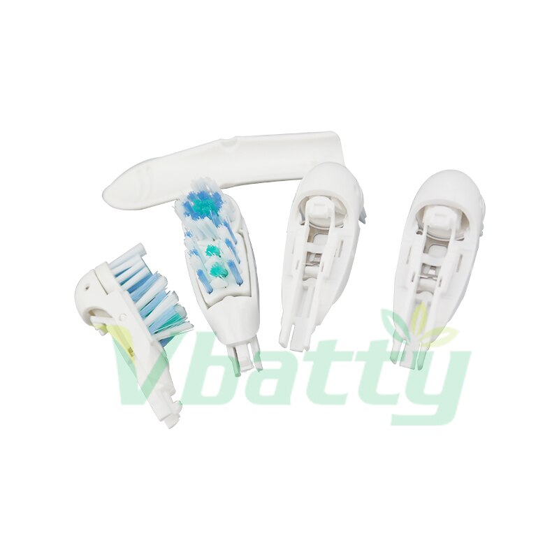 1 sæt /4pc 4734 modelbatteri tandbørstehoved blød børste udskiftning til oral b dobbelt ren komplet børstehoveder