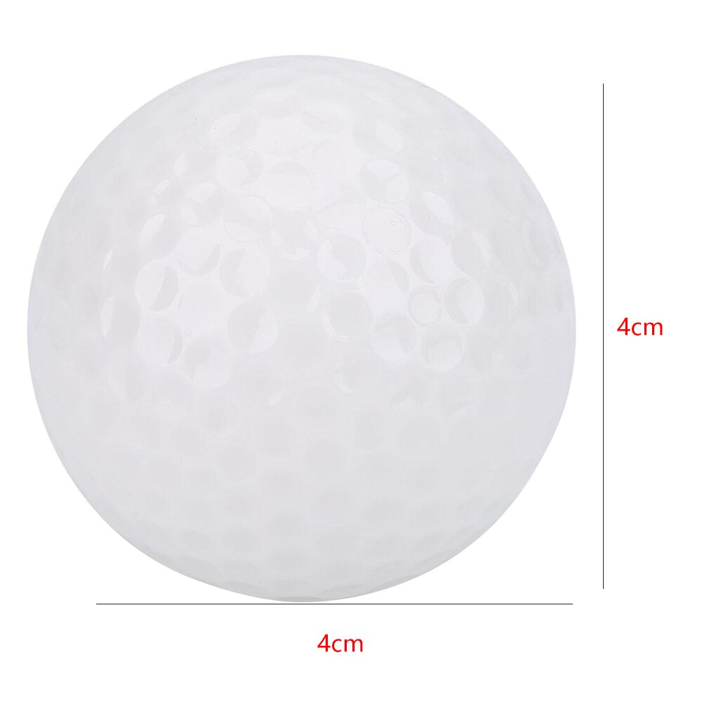 LED Luminous Rubber Golf Ball Outdoor Night Training Practise Colorful Flashing Golf Ball