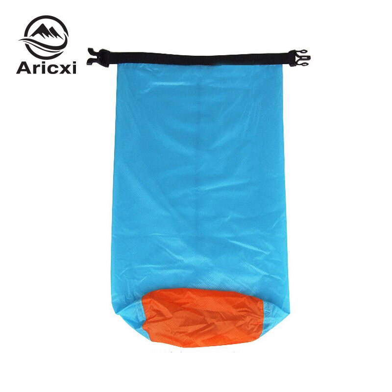 20D nylon revestido de silicone luz ultra Portátil À Prova D' Água ao ar livre Rafting Mergulho Dry Sack Bag Sacos De Natação para Rio Trekking